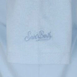 Girl T-shirt With Lost In St Barth Embroidery 7 Girl T-shirt With Lost In St Barth Embroidery -MC2 Saint Barth Shop girl embroidery tshirt cotton 3