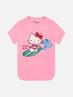 Surfing Hello Kitty Girl's T-shirt
