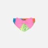 MC2 Saint Barth Girl Swim Briefs With Fluo Bandanna Print -MC2 Saint Barth Shop girl swim briefs with fluo bandanna print