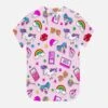 Nineties Patch Print Girl's T-shirt