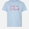 Girl T-shirt With Lost In St Barth Embroidery -MC2 Saint Barth Shop girl t shirt with lost in saint barth embroidery