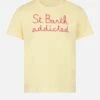 Girl T-shirt With St.Barth Addicted Embroidery -MC2 Saint Barth Shop girl t shirt with saint barth addicted embroidery