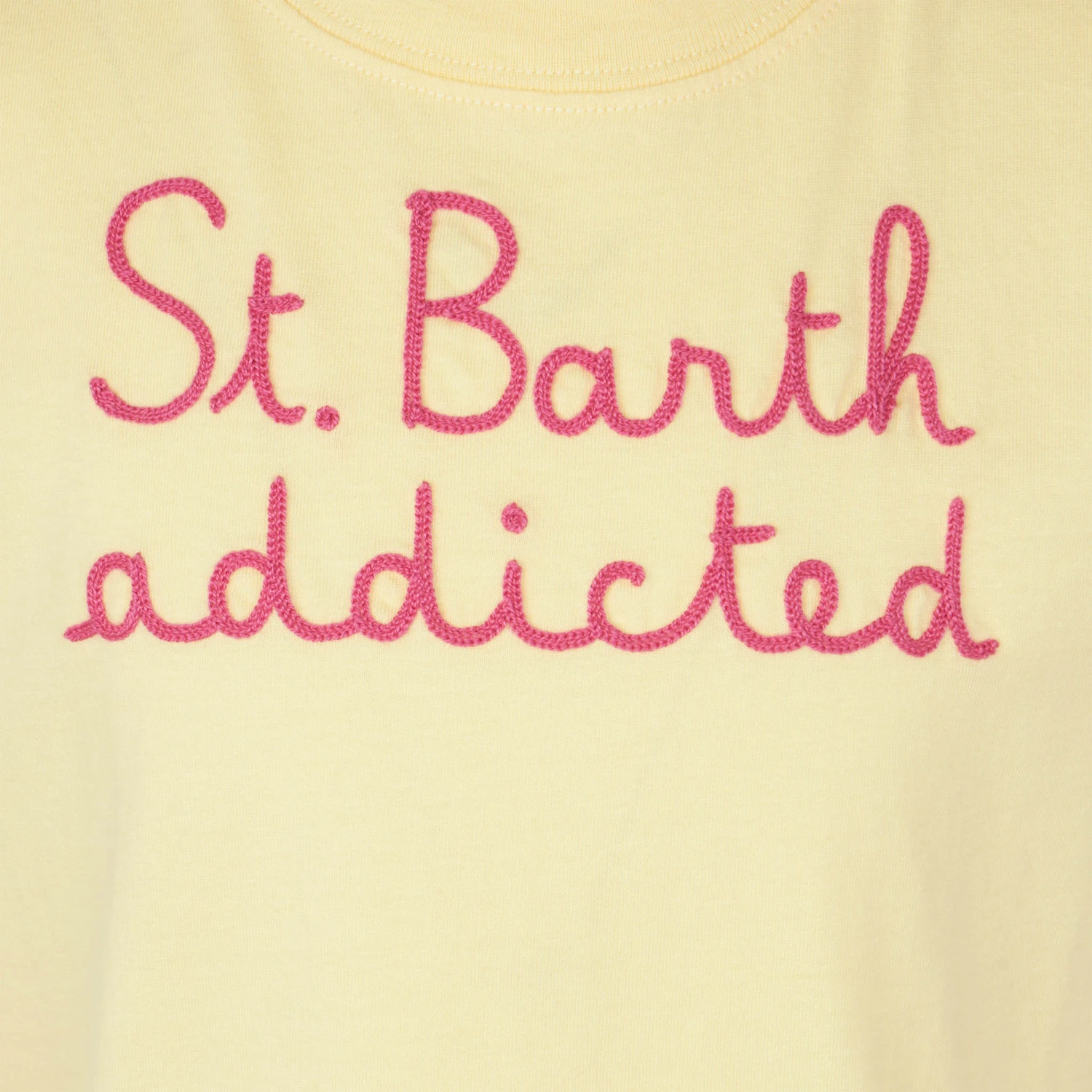 Girl T-shirt With St.Barth Addicted Embroidery 4 Girl T-shirt With St.Barth Addicted Embroidery - Image 2