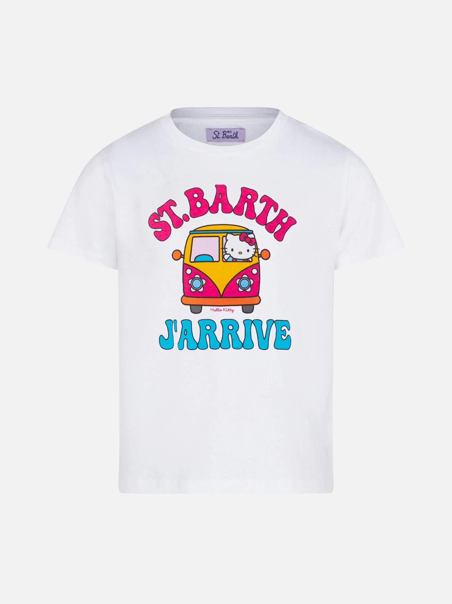 MC2 Saint Barth Girl T-shirt With St. Barth J'arrive Hello Kitty | HELLO KITTY SPECIAL EDITION 3 MC2 Saint Barth Girl T-shirt With St. Barth J'arrive Hello Kitty | HELLO KITTY SPECIAL EDITION