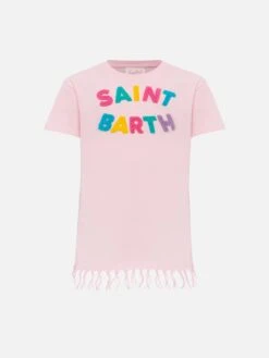 MC2 Saint Barth Abbey Dress With Fringes And Terry Patch
