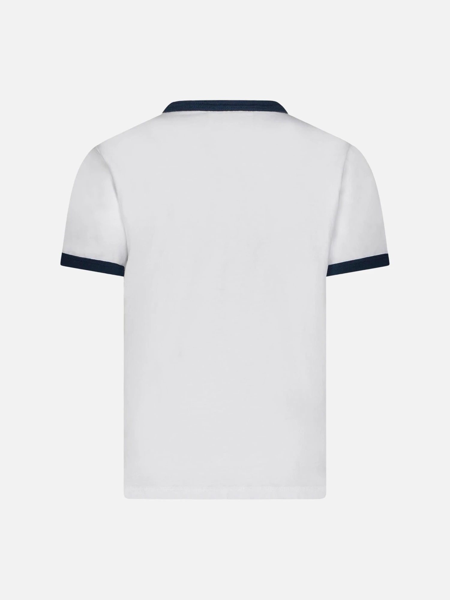 MC2 Saint Barth Kid White Cotton T-shirt With Blue Groovy Saint Barth Print 5 MC2 Saint Barth Kid White Cotton T-shirt With Blue Groovy Saint Barth Print - Image 3