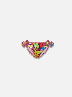 Girl Swim Briefs With Candy Print