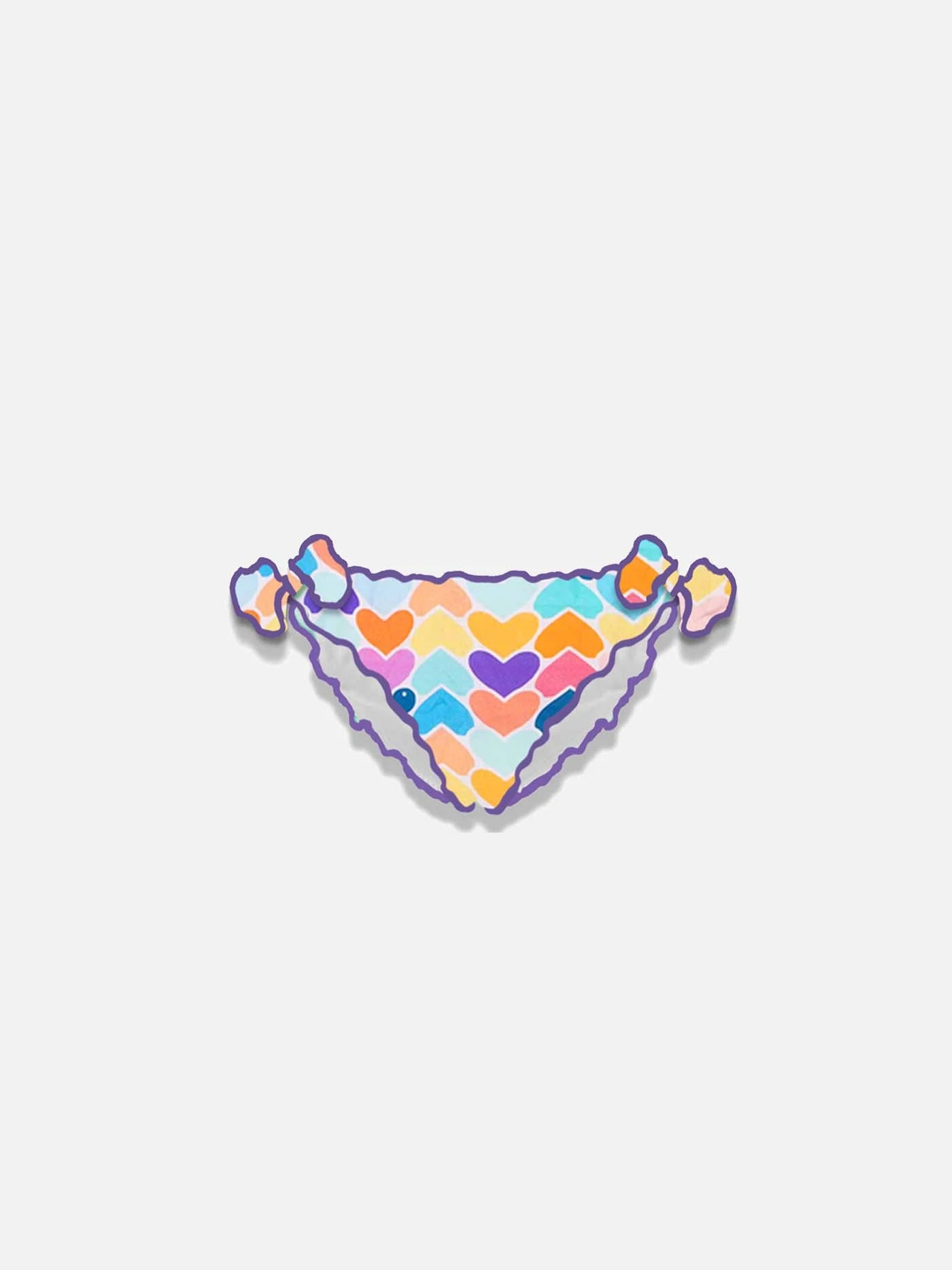 Girl Swim Briefs With Heart Print 3 Girl Swim Briefs With Heart Print