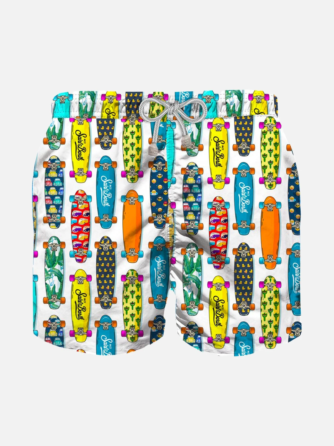 Boy Swim Shorts With Skateboard Print 3 Boy Swim Shorts With Skateboard Print