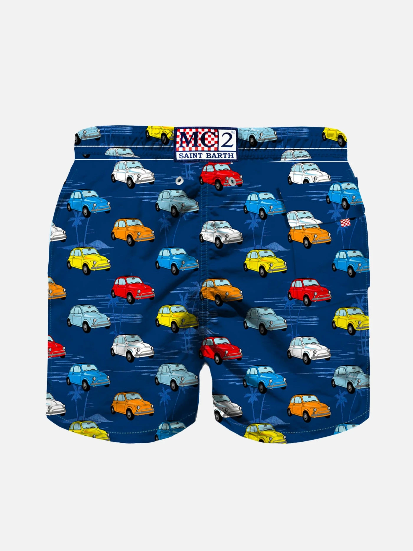 Multicolor Cars Print Boy Swim Shorts 4 Multicolor Cars Print Boy Swim Shorts - Image 2
