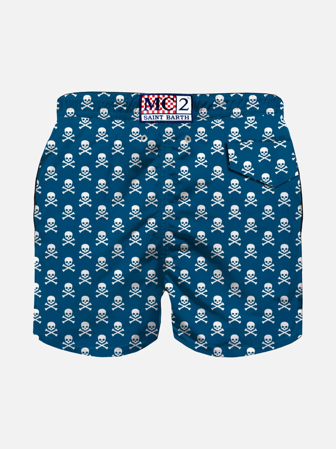 Pirates Print Light Fabric Boy Swim Shorts 4 Pirates Print Light Fabric Boy Swim Shorts - Image 2