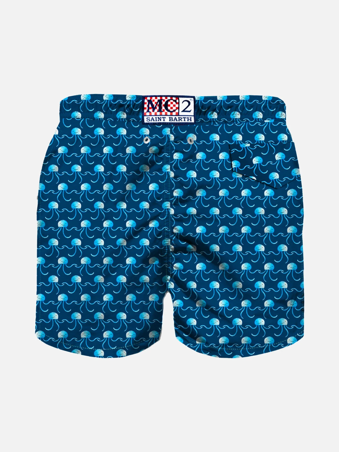 Jellyfish Print Light Fabric Boy Swim Shorts 4 Jellyfish Print Light Fabric Boy Swim Shorts - Image 2