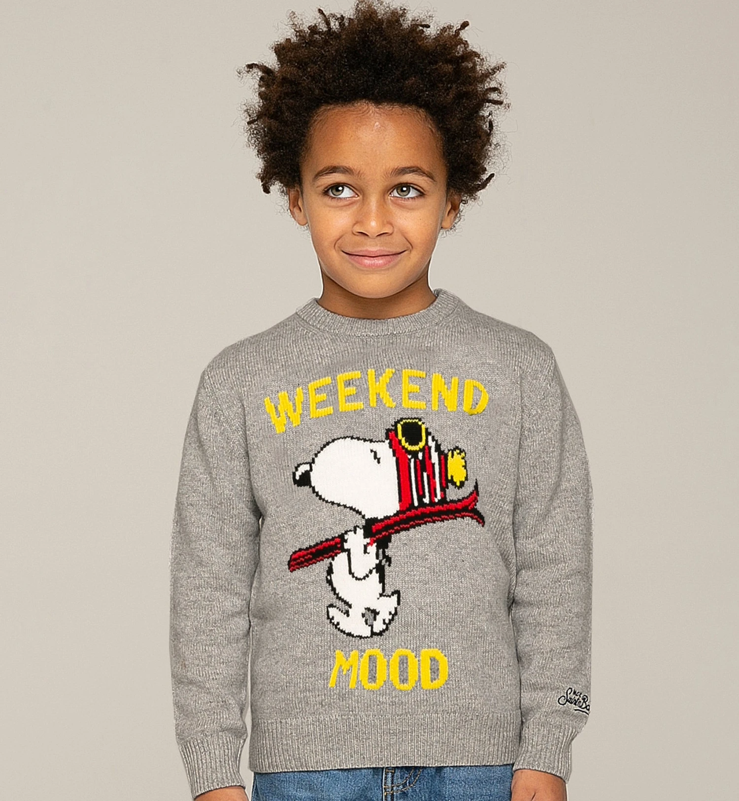 Snoopy Weekend Mood Print Kid Sweater | Peanuts™ Special Edition 6 Snoopy Weekend Mood Print Kid Sweater | Peanuts™ Special Edition - Image 4