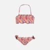MC2 Saint Barth Girl Bandeau Bikini With Multicolor Flowers Print -MC2 Saint Barth Shop liberty bandeau bikini girl 1 10e44d69 58f2 42e1 9e3a 69e74562bea4