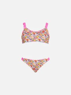 MC2 Saint Barth Girl Bralette With Liberty Flower Print | Made With Liberty Fabric
