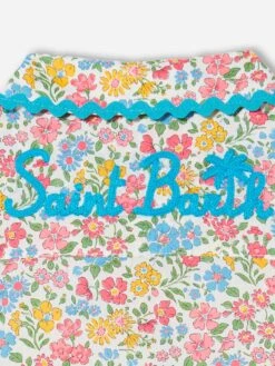 MC2 Saint Barth Girl Shirt Dress With Flowers Print -MC2 Saint Barth Shop liberty embroidery dress girl 3 cd190a5c 32a4 4562 b6ed c5f35adb69e0