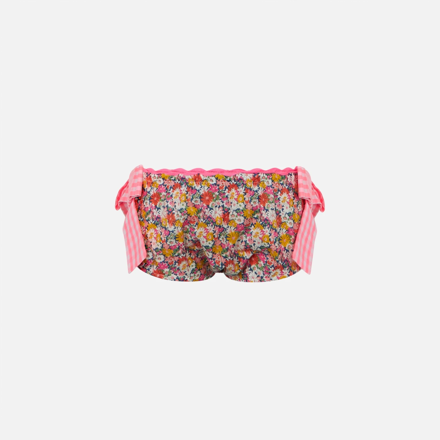 MC2 Saint Barth Girl Swim Briefs With Multicolor Flower Pattern 3 MC2 Saint Barth Girl Swim Briefs With Multicolor Flower Pattern