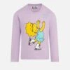 MC2 Saint Barth Girl Heavy Cotton T-shirt With Lisa Simpson Print | THE SIMPSON SPECIAL EDITION -MC2 Saint Barth Shop maglionebimba1