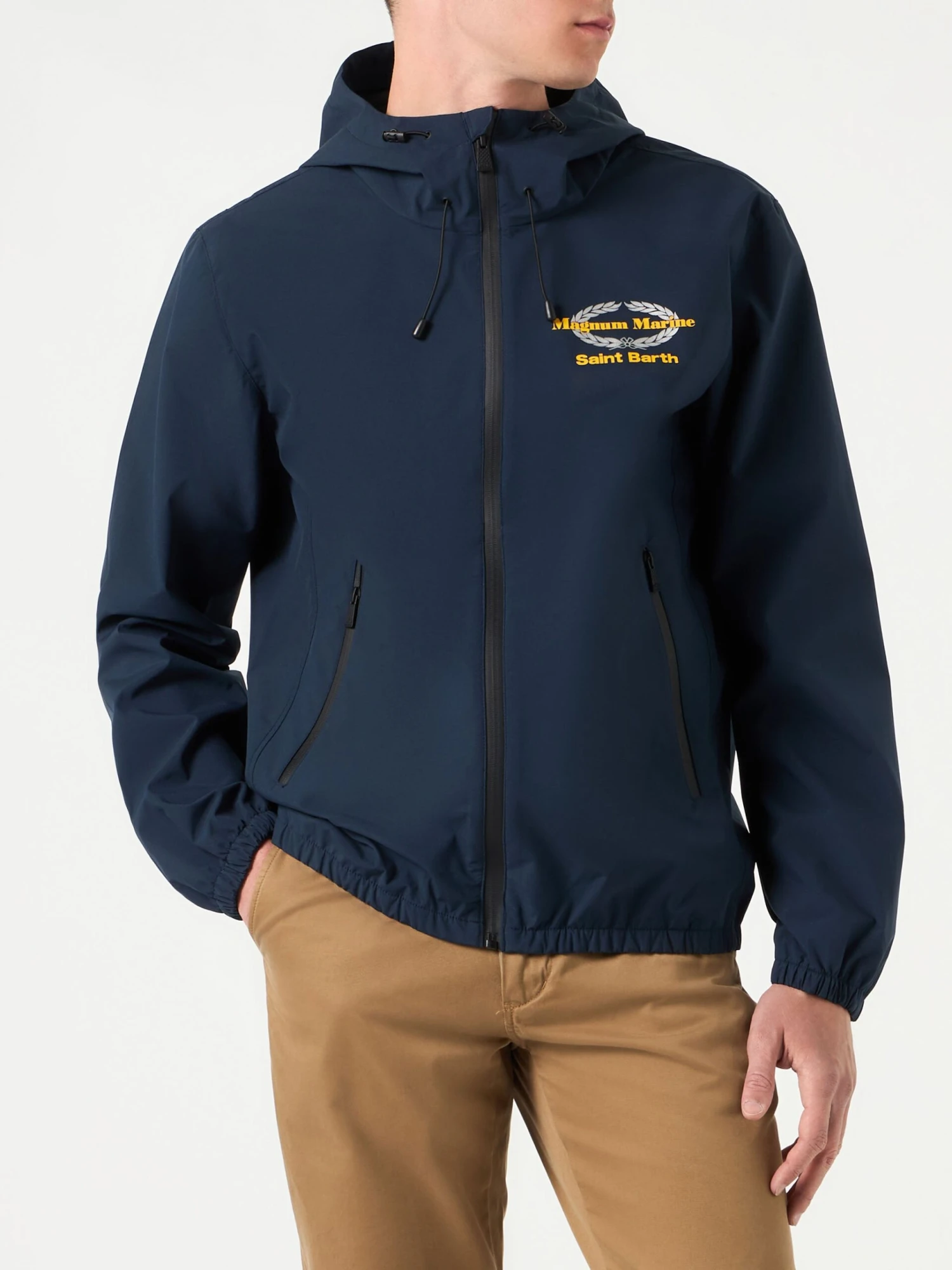 MC2 Saint Barth Man Hooded Lightweight Windbraker | MAGNUM MARINE SPECIAL EDITION 3 MC2 Saint Barth Man Hooded Lightweight Windbraker | MAGNUM MARINE SPECIAL EDITION