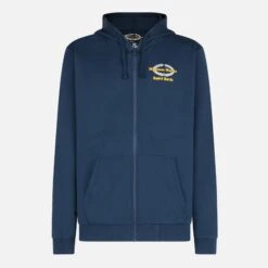 MC2 Saint Barth Blue Cotton Hoodie With Magnum Marine Saint Barth Embroidery | MAGNUM MARINE SPECIAL EDITION -MC2 Saint Barth Shop magnum marine hoodie man 4