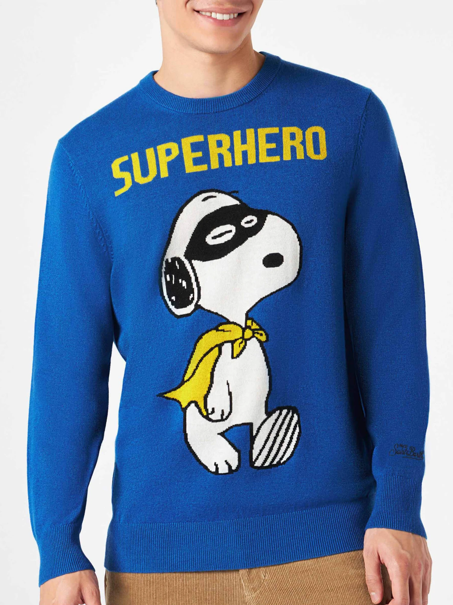 Man Lightweight Sweater With Snoopy Jacquard| SNOOPY PEANUTS™ SPECIAL EDITION 3 Man Lightweight Sweater With Snoopy Jacquard| SNOOPY PEANUTS™ SPECIAL EDITION