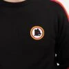 MC2 Saint Barth Man Crewneck Sweater With Roma Patch | AS ROMA SPECIAL EDITION -MC2 Saint Barth Shop man knitwear roma fallwinter3
