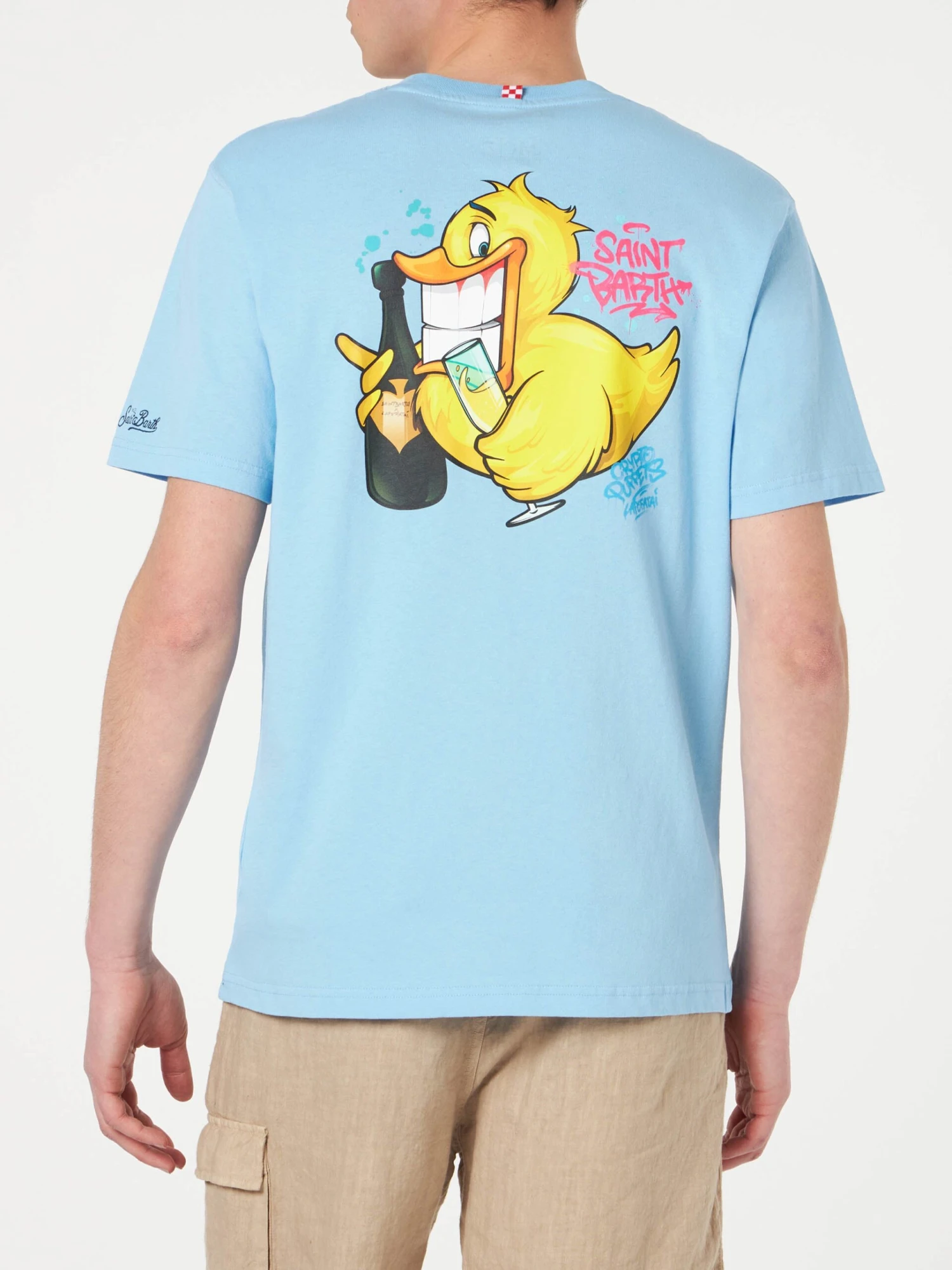 MC2 Saint Barth Man T-shirt With Ducky Print | CRYPTO PUPPETS® SPECIAL EDITION 4 MC2 Saint Barth Man T-shirt With Ducky Print | CRYPTO PUPPETS® SPECIAL EDITION - Image 2