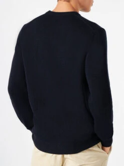 Man Blue Sweater Winter Mood Snoopy Print| SNOOPY - PEANUTS™ SPECIAL EDITION 8 Man Blue Sweater Winter Mood Snoopy Print| SNOOPY - PEANUTS™ SPECIAL EDITION -MC2 Saint Barth Shop man sweater black peanuts 2