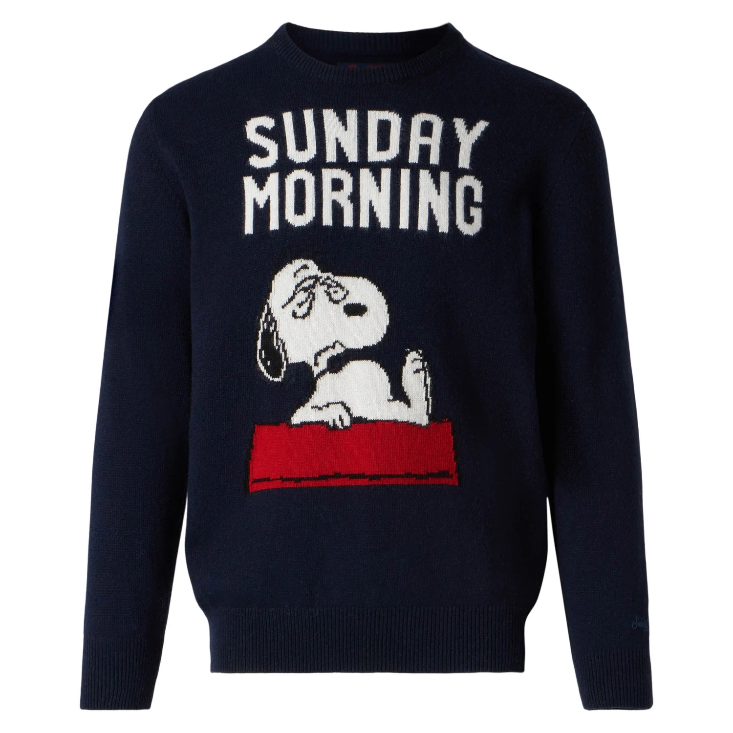 Man Sweater With Snoopy Sunday Morning Print | SNOOPY - PEANUTS™ SPECIAL EDITION 6 Man Sweater With Snoopy Sunday Morning Print | SNOOPY - PEANUTS™ SPECIAL EDITION - Image 4