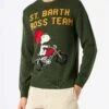 MC2 Saint Barth Man Military Green Sweater With Snoopy Print | PEANUTS™ SPECIAL EDITION 1 MC2 Saint Barth Man Military Green Sweater With Snoopy Print | PEANUTS™ SPECIAL EDITION -MC2 Saint Barth Shop man sweater green crossteam 3