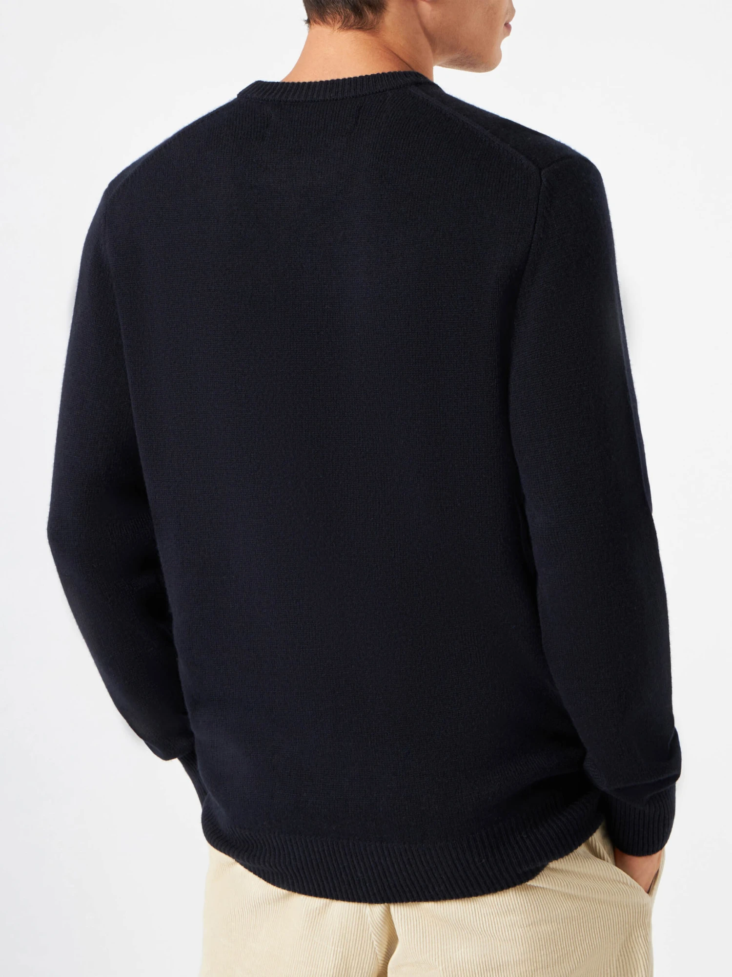 Man Blue Navy Sweater "I Hate Mountains Smurf" Print | ©PEYO SPECIAL EDITION 5 Man Blue Navy Sweater "I Hate Mountains Smurf" Print | ©PEYO SPECIAL EDITION - Image 3