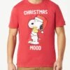 MC2 Saint Barth Man Heavy Cotton T-shirt With Snoopy Print | Peanuts™ Special Edition -MC2 Saint Barth Shop man tshirt christmas peanuts 1