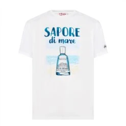 MC2 Saint Barth Man Cotton T-shirt With Gin Print | GIN MARE SPECIAL EDITION -MC2 Saint Barth Shop man tshirt ginmare print 4