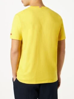 MC2 Saint Barth Fior Di Fragola Cotton T-shirt With Embroidery| ALGIDA® SPECIAL EDITION -MC2 Saint Barth Shop man tshirt yellow algida 2
