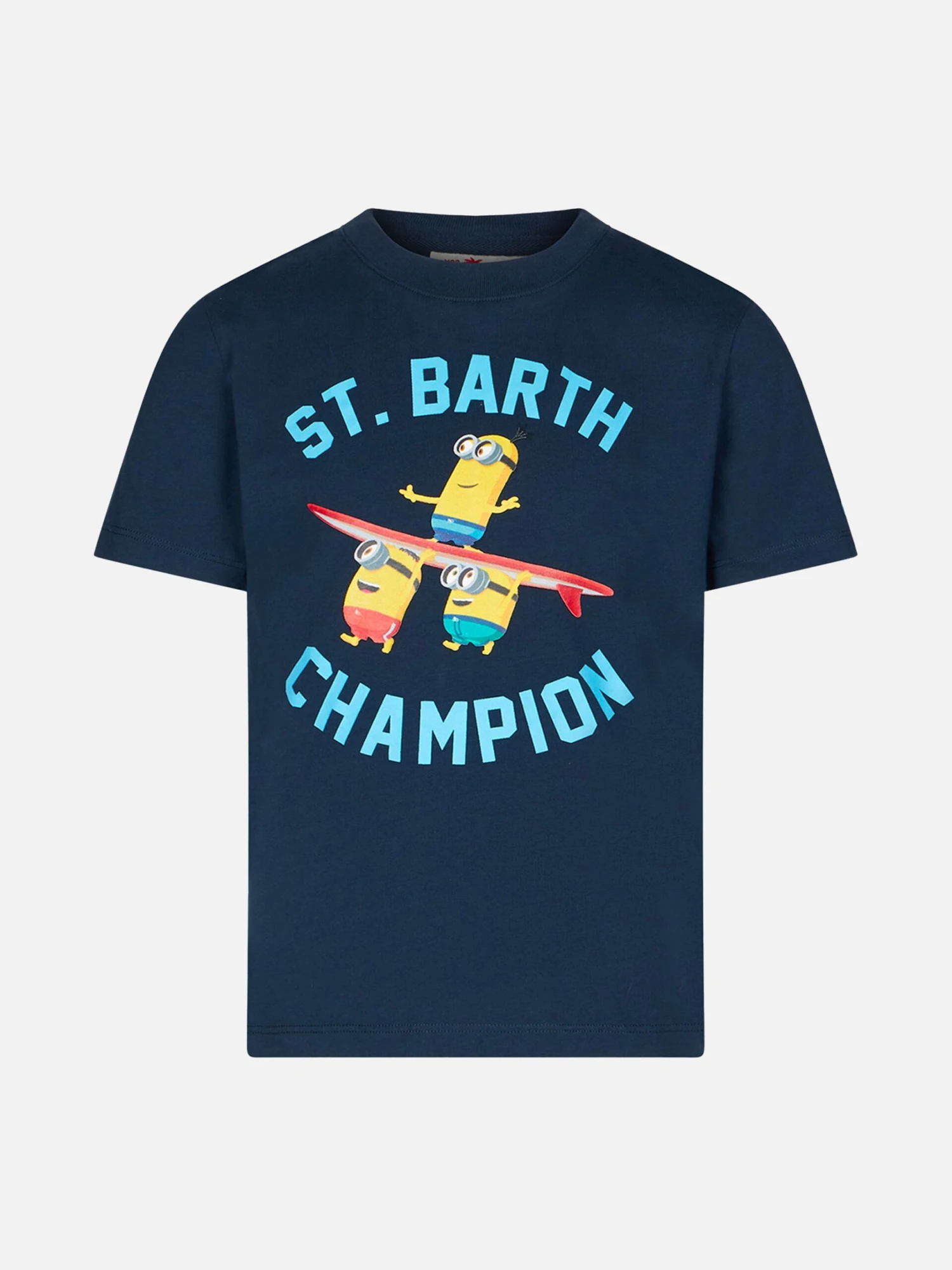 MC2 Saint Barth Boy Cotton T-shirt With St. Barth Champion Minions Print | MINIONS SPECIAL EDITION 3 MC2 Saint Barth Boy Cotton T-shirt With St. Barth Champion Minions Print | MINIONS SPECIAL EDITION