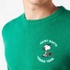 MC2 Saint Barth Man Crewneck Sweater With Snoopy Tennis Jacquard | SNOOPY - ©PEANUTS SPECIAL EDITION 1 MC2 Saint Barth Man Crewneck Sweater With Snoopy Tennis Jacquard | SNOOPY - ©PEANUTS SPECIAL EDITION -MC2 Saint Barth Shop padel snoopy green sweater 2