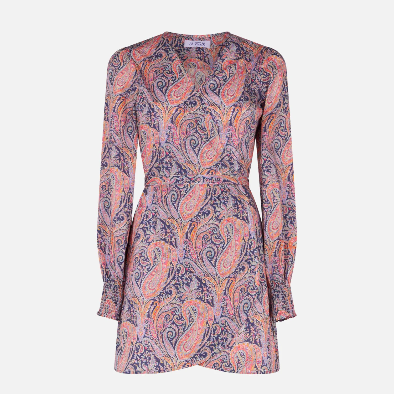 MC2 Saint Barth Cotton Short Dress Brilly With Liberty Print | Made With Liberty Fabric 6 MC2 Saint Barth Cotton Short Dress Brilly With Liberty Print | Made With Liberty Fabric - Image 4