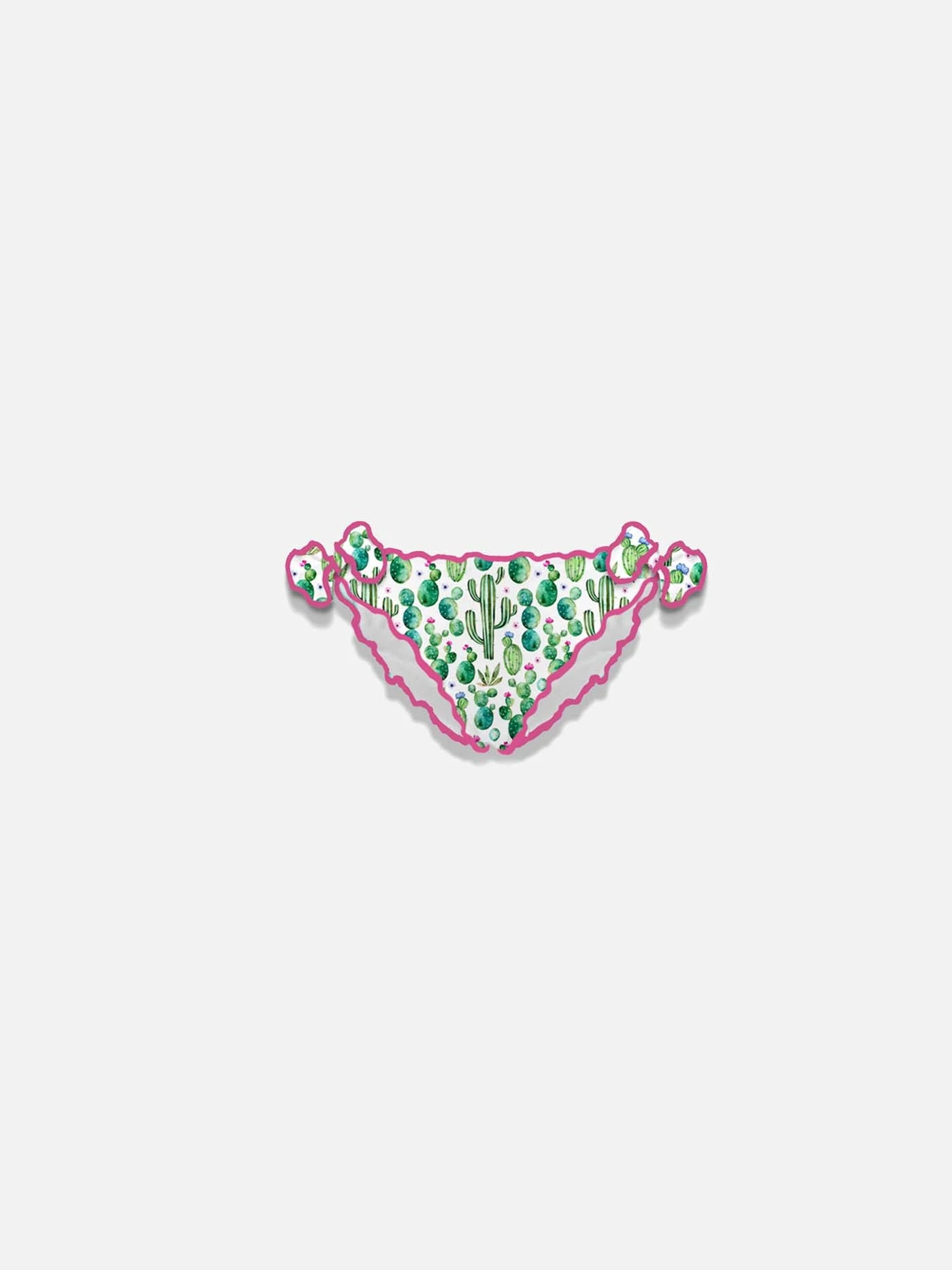 Girl Swim Briefs With Cactus 3 Girl Swim Briefs With Cactus