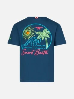 MC2 Saint Barth Boy Blue Cotton T-shirt With St. Barth Beach Print 7 MC2 Saint Barth Boy Blue Cotton T-shirt With St. Barth Beach Print -MC2 Saint Barth Shop saint barth fluo embroidery tshirt 2 48cd5ac8 5ffe 4482 b34c 1dde3ef964f2