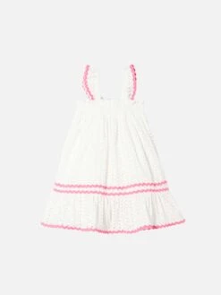 MC2 Saint Barth Girl White Sangallo Dress