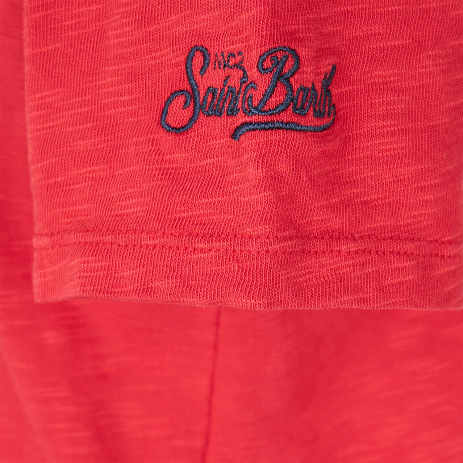 Red Boy's T-shirt Shark Rider St Barth Print 5 Red Boy's T-shirt Shark Rider St Barth Print - Image 3