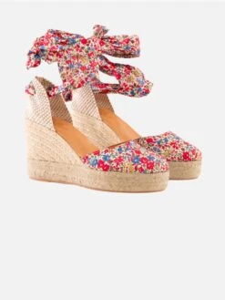 MC2 Saint Barth Espadrillas With High Wedge And Ankle Lace