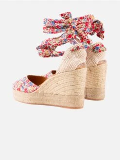 MC2 Saint Barth Espadrillas With High Wedge And Ankle Lace -MC2 Saint Barth Shop shoes liberty woman2 99e4282d 1285 4e6c b3a0 74d652264b06