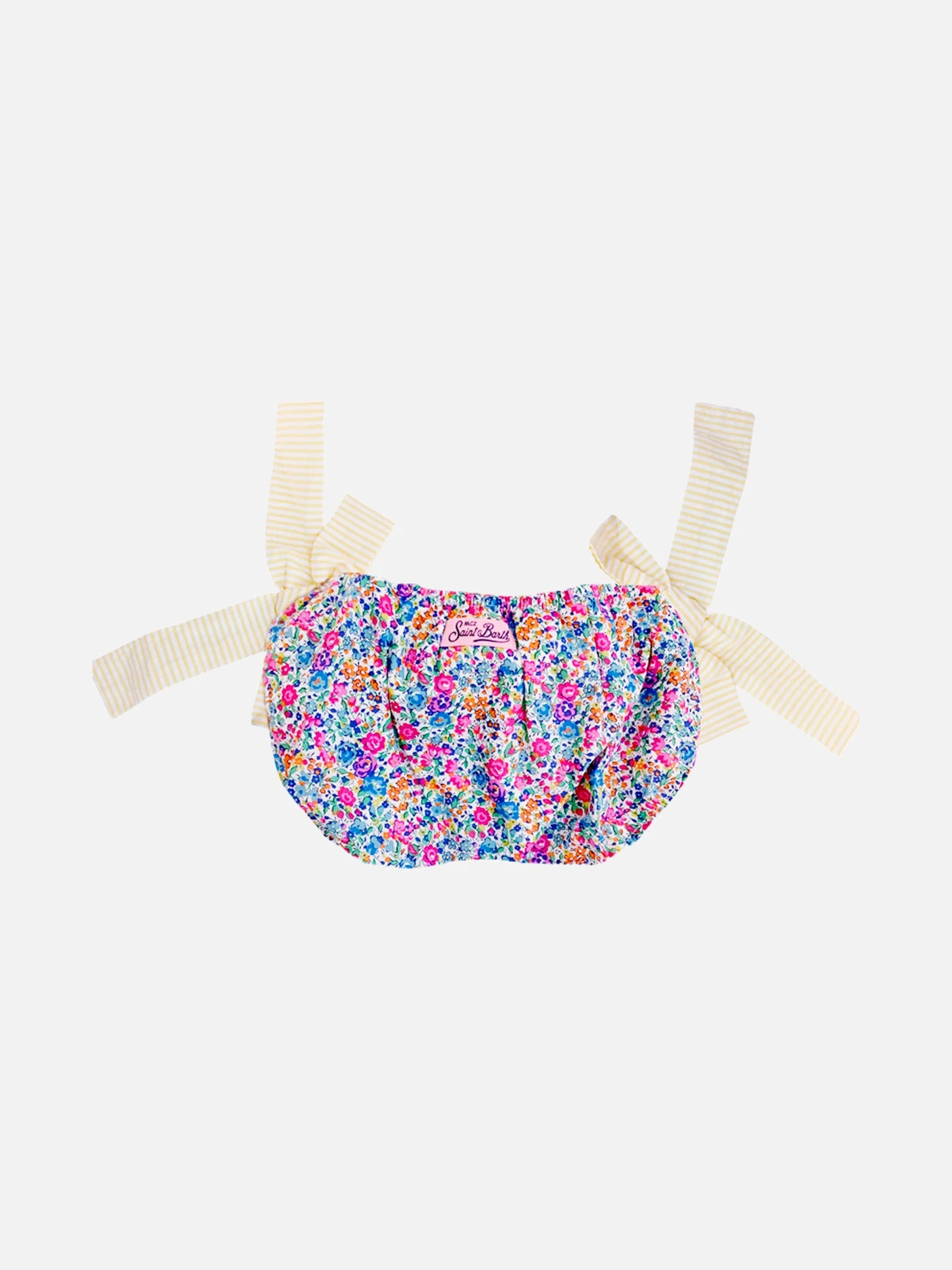 Girl Swim Briefs With Liberty Flower Print And Bows | Made With Liberty Fabric 4 Girl Swim Briefs With Liberty Flower Print And Bows | Made With Liberty Fabric - Image 2