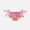 Girl Swim Briefs With Flower Print With Bows | Made With Liberty Fabrics
