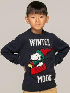 Snoopy Winter Mood Print Kid Sweater | Peanuts™ Special Edition 9 Snoopy Winter Mood Print Kid Sweater | Peanuts™ Special Edition -MC2 Saint Barth Shop snoopy girl 1