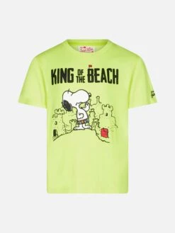 MC2 Saint Barth Boy Cotton T-shirt With Snoopy Print | PEANUTS® SPECIAL EDITION