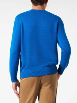 MC2 Saint Barth Man Crewneck Sweater With Snoopy Padel Jacquard | SNOOPY - ©PEANUTS SPECIAL EDITION -MC2 Saint Barth Shop snoopy padel sweater man 3