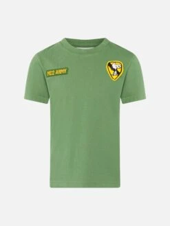 Boy Military Green T-shirt With Snoopy Print | SNOOPY - PEANUTS⢠SPECIAL EDITION