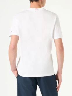 MC2 Saint Barth Man Cotton T-shirt With St. Barth Disco Club And Snoopy Print | SNOOPY - PEANUTS™ SPECIAL EDITION -MC2 Saint Barth Shop snoopy peanuts tshirt man 2